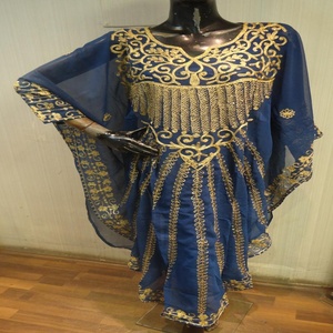ABAYA de caftán bordado, caftán de trabajo a mano de la INDIA - Product Image 3