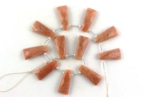 Cuentas de Briolette facetadas con forma de jaspe, piedra Natural de primera calidad, cristal indio, venta al por mayor - Product Image 2