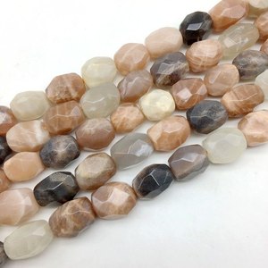 Pépite de pierre de soleil de haute qualité pierre précieuse à facettes percée grossiste de collier de guérison en cristal de pierre naturelle à brin complet - Product Image 2