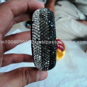 Brazalete de cristal sombreado, joyería India Lakh Lac - Product Image 1