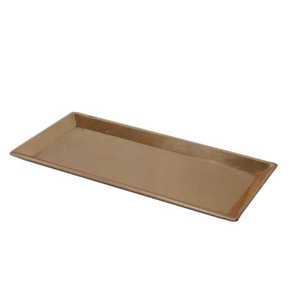 Bandeja de servicio de latón triangular martillado brillante de nuevo diseño Material de hierro - Product Image 3
