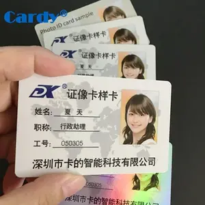Id Card Custom Bulk ATMEL T5577 LF 125KHz Chip RFID Printing Plastic Sample Employee ID PVC Blank Card
