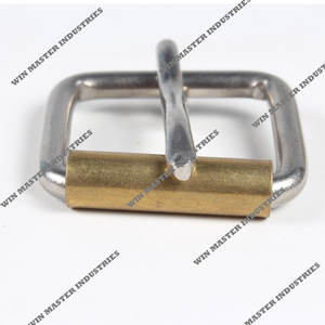 Pin de rodillo de latón, hebilla de cinturón sin níquel - Product Image 3