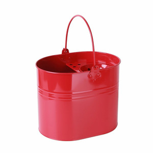 ถังไม้ถูพื้นกัลวาไนซ์,ถังทำความสะอาดสำหรับตกแต่งคุณภาพเยี่ยมถังม็อบชุบสังกะสีแบบแฮนด์เมด - Product Image 2