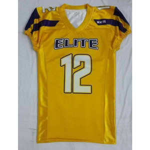 Vente en gros d'uniformes de football américain de haute qualité pour les jeunes Impression de logo personnalisé Meilleure qualité Chemises de sublimation Taille XL Utilisation sportive - Product Image 1