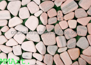 Hỗn hợp màu sông Vòng <span class=keywords><strong>cobbles</strong></span> và <span class=keywords><strong>cobbles</strong></span> đá đánh bóng và unpolished tự nhiên sỏi - Product Image 5