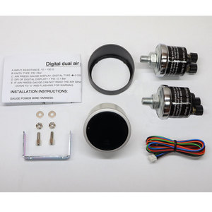 เกจวัดลมระบบกันสะเทือนรถยนต์ขนาด 52 มม. สำหรับรถโลว์ไรเดอร์ - Product Image 5