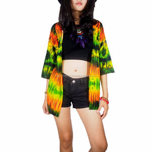 NAPAT venta al por mayor precio de fábrica nuevo mujeres Boho Kaftan Kimono blusa de la gasa Tops de Bikini Cover UP - Product Image 1