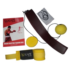 Nouvel arrivage de balles réflexes de boxe avec bandeau, entraînement sportif de vitesse, Punch Fight React Head Ball Set - Product Image 3