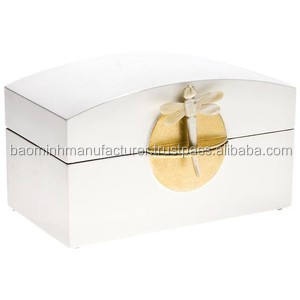 Shiny White <b>Wood</b> Lacquer <b>Box</b> Vietnam Wholesaler - Product Image 2
