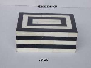 กล่องใส่เครื่องประดับสำหรับผู้หญิงและเด็กผู้หญิงฮอร์นและแม่ของกล่องไม้โมเสกมุกมีให้เลือกทุกขนาด - Product Image 5