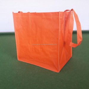 ถุงช้อปปิ้งแบบมีหูหิ้ว ผลิตจากผ้า PP สีตามสั่ง พร้อมโครงสร้างแบบ U-Piping - Product Image 1