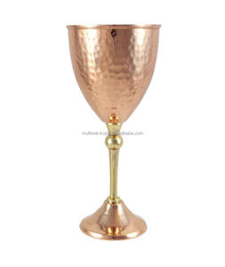 Metal <strong>Copper</strong> Goblet <strong>Wine</strong> <strong>Glass</strong> for Home Bar Hotel Drinking Use - Product Image 3