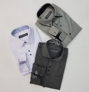 Camisas Formales de Manga Larga con Nuevo Diseño, 100% Algodón Twill Antiarrugas, Hechas a Medida para Hombre de Steve & James - Product Image 3
