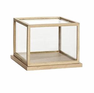 NUEVO TERRARIO CON BASE DE MADERA, MACETA PARA TERRARIO CON CUERDA, SOPORTE DECORATIVO PARA PLANTAS, MACETAS DE CRISTAL PARA FLORES - Product Image 1