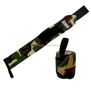 Muñequeras Unisex Personalizadas para Levantamiento de Pesas, Transpirables, de Algodón Ligero, de Cintura Alta, Juego de 2 Piezas, Ajustables con Cordón, Estampado Sólido - Product Image 3