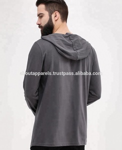 Personalizado de alta calidad para hombre en blanco negro de algodón jersey de palangre personalizado sudaderas con capucha al por mayor transpirable palangre cremallera sudaderas con capucha - Product Image 3