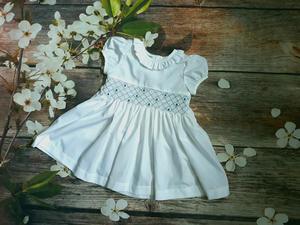 Nouvelle robe décontractée spéciale petite fleur en coton exportée pour les enfants, robe de fille mignonne de style simple en vente automne - Product Image 3