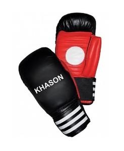 LOGO PERSONNALISÉ DESIGN Gants De Boxe Dragonne 8OZ Tailles Professionnelles En Cuir PU Pliable Doigts Arrière/Mitaines Protéger La Main pour L'entraînement - Product Image 4
