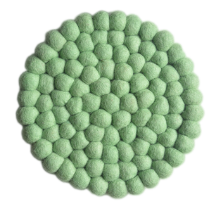 Elegante y Lujoso Salvamanteles de Fieltro de Lana de 20 cm, Ecológico, Color Personalizable, Decoración Funcional para Mesa, Alfombrilla Personalizada - Product Image 1