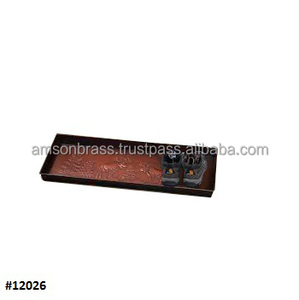 Galvanized Steel Metal Serving Metal Iron Decorative Boot Tray Multi-Purpose Boot Tray <b>Large</b> Size In Reasonable Price - Product Image 4
