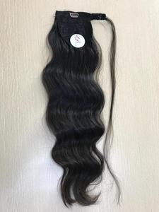 100% Remy extensión de cabello humano Cola de Caballo grado 9A Paquete de alta calidad embalaje - Product Image 2