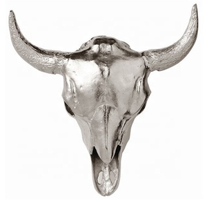 Escultura de METAL para pared, cabeza de cabra decorativa - Product Image 1