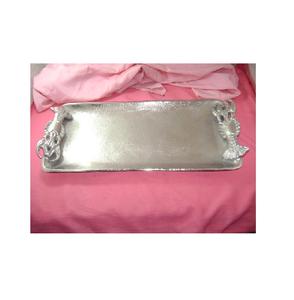 ถาดเสิร์ฟอาหารขนมถาดโลหะสแตนเลสสีเงินดีไซน์ล่าสุดสำหรับเครื่องครัว - Product Image 5