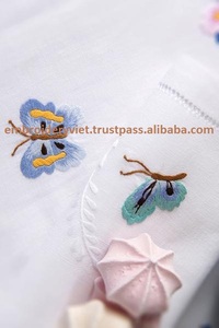 Hand embroidery Linen bed sheet - Product Image 4