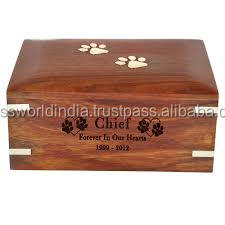 Urna de madera para mascotas, suministros funerarios - Product Image 4
