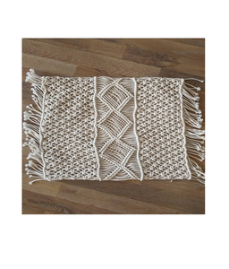Trendy Macrame Pillow Cover Boho Cushion Cover 100% Cotton Wedding Pillow Cover Boho Home Decor, Customized Size 12x20" - Product Image 1