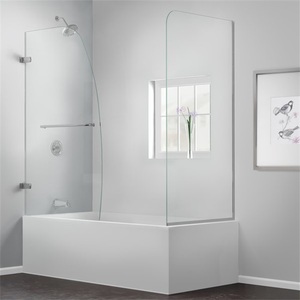<span class=keywords><strong>Mampara</strong></span> de <span class=keywords><strong>ducha</strong></span> <span class=keywords><strong>fija</strong></span> de vidrio templado de 8mm y 10mm - Product Image 2