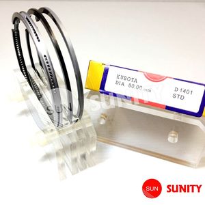 Taiwán Top One tractores construcción agrícola motor D1401 80mm anillos de pistón para Kubota - Product Image 1