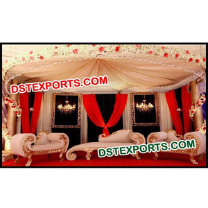 Conjunto de muebles de madera para decoración de boda musulmana, conjunto de sofá italiano, real, Asia - Product Image 1