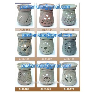 Soapstone Aroma <b>Oil</b> Diffuser , Aroma <b>Oil</b> <b>Burner</b> - Product Image 1