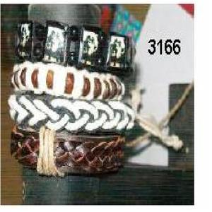 Precios más baratos Pulsera de cuero sólido de metal de calidad superior - Product Image 2