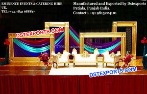 Fiber Backdrop Panels Beautiful Golden <b>Frames</b> Lightweight Customized Size Indian <b>Wedding</b> Backdrop Decoration Manufacturer - Product Image 5
