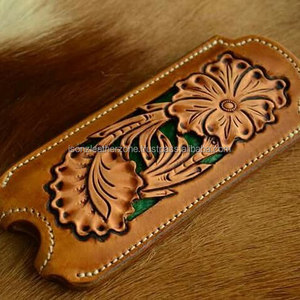 Funda de cuero 100% real para cuchillo - Product Image 3