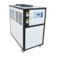 Professionele fabrikant 5HP air chiller machines industriële luchtgekoelde water chiller voor plastic spuitgieten industrty.