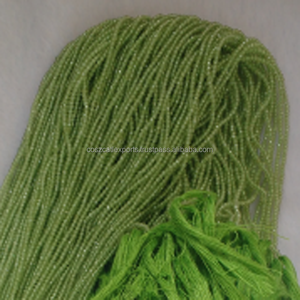 Wholesale Faceted Round Peridot & <b>Tiger</b> <b>Eye</b> Gemstone Beads Green Loose Beads for <b>Bracelet</b> Making Coszcalt Exports India Hot Sale - Product Image 1