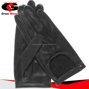 100% real lambskin leather classic driving ladies <b>gloves</b> by GREAT WEARS - Product Image 3