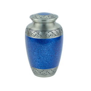 Precio de fábrica directo Urna hecha a mano Urnas de cremación de latón grabadas personalizadas para cenizas humanas - Product Image 2