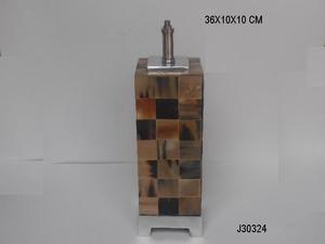 Bases de lámpara de aluminio cuadradas de Venta caliente, incrustaciones de bocina, accesorio eléctrico superior, decoración de lámpara de mesa, también disponibles, portalámparas, bases de lámpara - Product Image 2