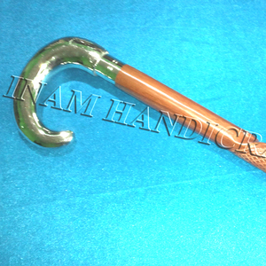 Extreme Quality Handmade Vintage Style Wooden <b>Foldable</b> <b>Walking</b> <b>Stick</b> / <b>Walking</b> Cane with Designer Brass Round Handle - Product Image 4