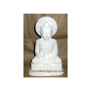 Estatua de Buda de mármol italiano - Product Image 1