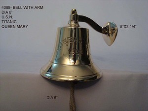 Laiton brillant finition Cloche de Navire - Product Image 3