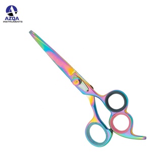 Ciseaux de barbier professionnels en acier inoxydable avec lames de coupe à bord tranchant, ciseaux à cheveux super tranchants - Product Image 3