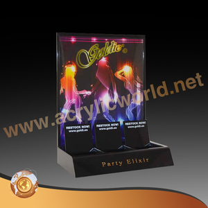 Fábrica acrílico LED botella de licor glorifier base estante de exhibición con enchufes de alimentación de 12V - Product Image 3