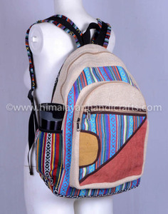 Puro elegante azul cáñamo mochila HBBH 0035 - Product Image 2
