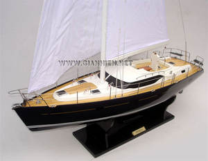 แบบจำลองเรือใบ OYSTERR 54 - งานฝีมือแบบจำลองเรือใบสำหรับตกแต่ง - เรือจำลองไม้สำหรับขาย - Product Image 4